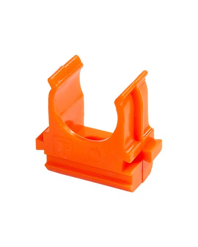 Крепёж-клипса для труб АБС-пластик оранжевая д32 (25шт/500шт уп/кор) Промрукав (PR13.0105) в Белгороде Держатели, клипсы, скобы Pintop.ru