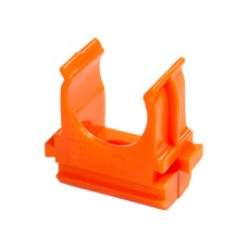 Крепёж-клипса для труб АБС-пластик оранжевая д50 (10шт/200шт уп/кор) Промрукав (PR13.0107)