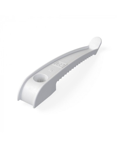 Держатель кабеля односторонний для прямого монтажа в гофроящике белый (200 шт/кор) Промрукав (PR13.0489) в Белгороде Аксессуары для кабель-канала Pintop.ru