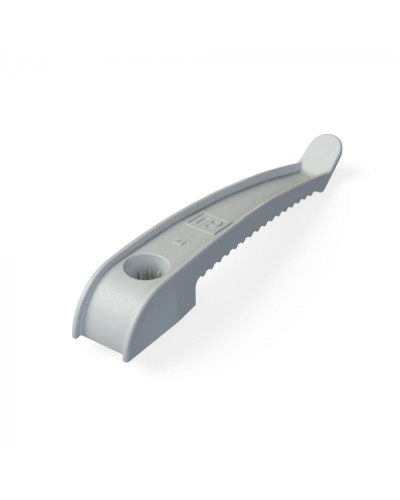 Держатель кабеля односторонний для прямого монтажа в гофроящике серый (200 шт/кор) Промрукав (PR13.0490) в Белгороде Аксессуары для кабель-канала Pintop.ru