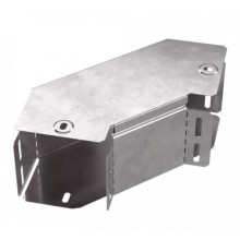 Угол горизонтальный 90 градусов с крышкой Стандарт 100х100 Промрукав (PR16.0413)