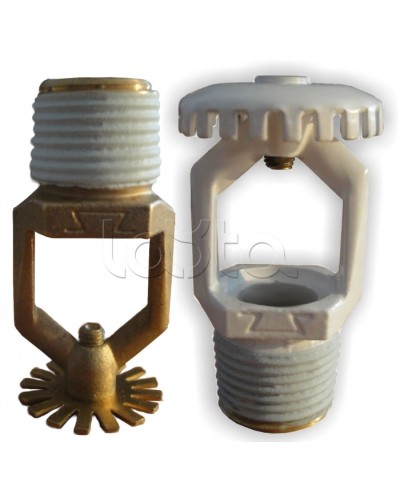 Ороситель дренчерный водяной и пенный Спецавтоматика ДУО0-РВд0,42-R1/2/В3-SU-К80 (белый) (RAL 9016) в Белгороде Оросители Pintop.ru