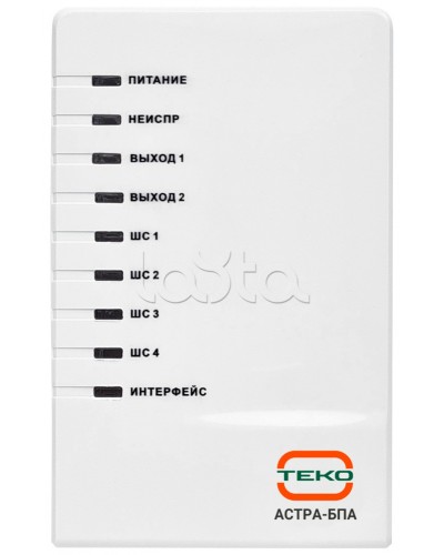 Блок сигнально-пусковой адресный Теко Астра-БПА в Белгороде Приемно-контрольные приборы Pintop.ru