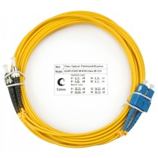 Шнур оптический duplex SC-ST 9/125 sm 10м LSZH Cabeus FOP(d)-9-SC-ST-10m