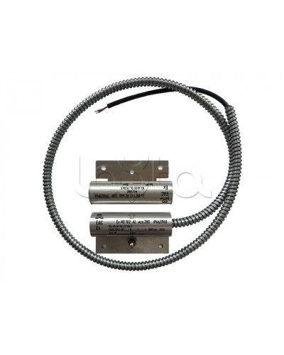 Извещатель охранный точечный магнитоконтактный взрывозащищённый Магнито-контакт Ех ИО102 Al исп.211 (торцевой), с постоянно присоединенным кабелем в металлорукаве (штатно кабель 2х0,75 - 1м), 1Ex d IIC T6 Gb АТФЕ.425119.171 в Белгороде Извещатели охранн