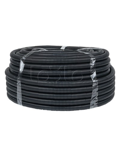 Труба гофр. негорючая безгалогеновая FRHF с протяжкой d25 мм (75 м) черная EKF-Plast (FRHF-25) в Белгороде Труба гофрированная Pintop.ru