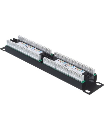 Панель коммутационная 10, 1U, 12 портов UTP, RJ-45, CAT 5e REXANT 04-0025 в Белгороде Патч панель Pintop.ru