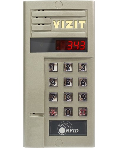 Блок вызова для совместной работы с БУД-302 VIZIT БВД-343F в Белгороде Блоки вызова многоабонентные Pintop.ru