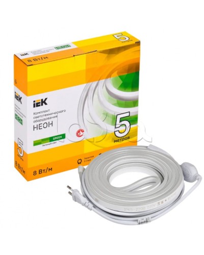 Комплект DIY (2835G120-8-IP65-220В 5м + др.) IEK (LSR5-G-120-65-2-05-S0) в Белгороде Источники света(Лампы) Pintop.ru