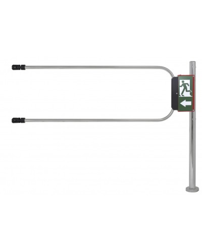 Smartec ST-GR014EC-CR - Калитка аварийного выхода с электромагнитом, хромированная, в комплекте стойка 1000 х D50 мм и створка 1400 х D25 мм. в Белгороде Калитки Pintop.ru