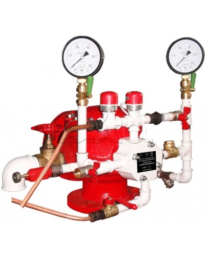 Узел управления дренчерный с пневмоприводом Спецавтоматика УУ-Д100/1,6(П0,028)-ВФ.О4 в Белгороде Устройства пуска водяного пожаротушения Pintop.ru