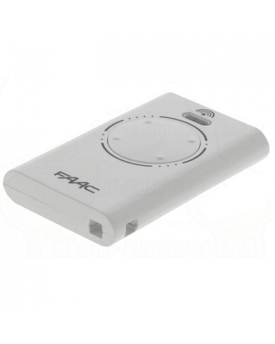 Брелок-передатчик 4-канальный Faac 787010 (белый) в Белгороде Устройства радиоуправления для шлагбаумов и автоматики Pintop.ru