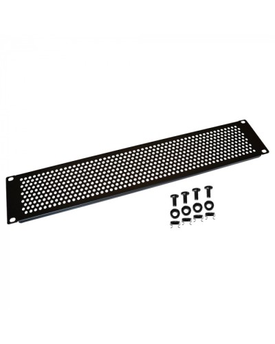 19 вентиляционная фальш-панель 2U, черная LANMASTER (LAN-DC-VNP-2U) в Белгороде Вентиляторные модули Pintop.ru