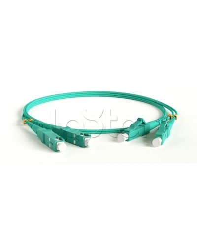 Патч-корд волоконно-оптический Hyperline FC-D2-503-SC/PR-SC/PR-H-2M-LSZH-AQ в Белгороде Патч-корды оптические Pintop.ru