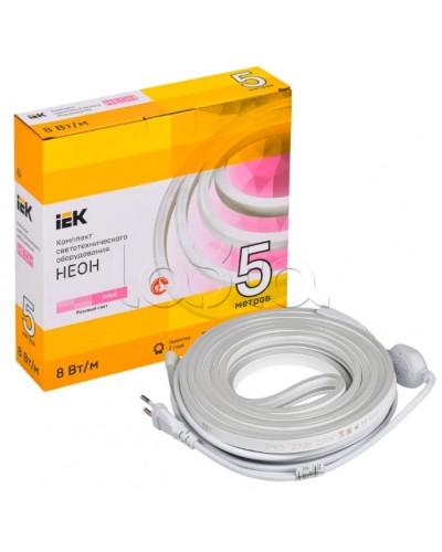 Комплект DIY (2835P120-8-IP65-220В 5м + др.) IEK (LSR5-P-120-65-2-05-S0) в Белгороде Источники света(Лампы) Pintop.ru