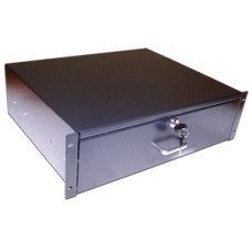 Ящик выдвижной 19", с замком, 4U, черный TWT TWT-CB-DRW-4U