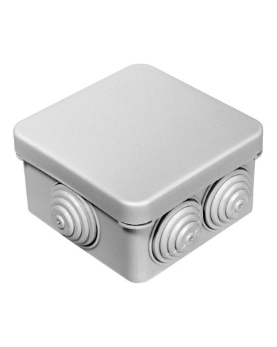 Коробка распред. 40-0210-9005м для о/п безгалогенная (HF) черная 80х80х40 (8шт/уп) Промрукав (40-0210-9005м) в Белгороде Распределительные коробки Pintop.ru