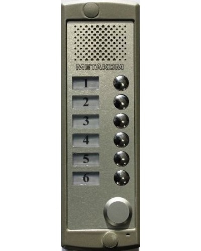 Блок вызова домофона Метаком MK6-K-RF в Белгороде Блоки вызова многоабонентные Pintop.ru
