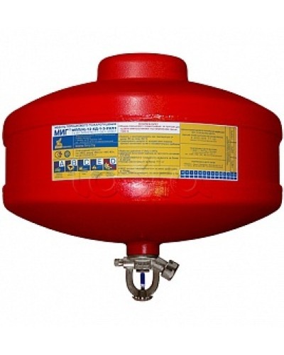 Модуль порошкового пажаротушения ПОЖТЕХНИКА МПП-12/141 МИГ (температура срабатывания +141°С) (красный) в Белгороде Модули порошковые Pintop.ru