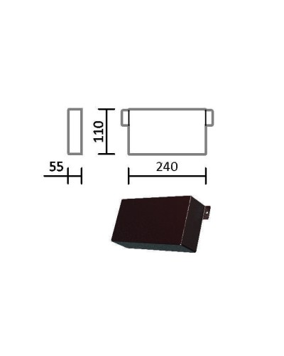 Монтажный кожух Vizit МК-400CB в Белгороде Аксессуары для многоабонентных систем Pintop.ru