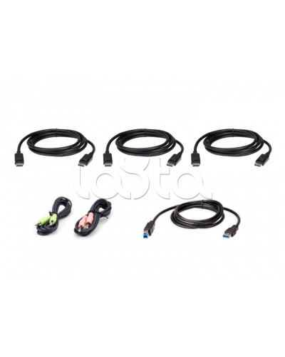 Комплект KVM-кабелей USB DisplayPort Triple Display (1.8м) ATEN 2L-7D02UDPX6 в Белгороде Видеоусилители, Модуляторы, Делители Pintop.ru