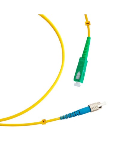 Шнур оптический simplex SC/APC-FC/UPC 9/125 sm 1,5м LSZH Cabeus FOP(s)-9-SC/APC-FC/UPC-1,5m в Белгороде Патч-корды оптические Pintop.ru