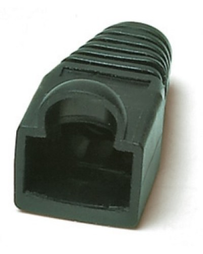 Изолирующий колпачок для разъемов RJ-45, черный (10 шт.) Hyperline BOOT-BK-10 в Белгороде Коннекторы и разъемы Pintop.ru