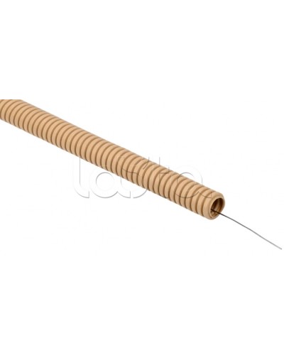 ELASTA Труба гофр. ПВХ d=20мм с зондом сосна (25м) IEK (ET-TG21-121-020-025-K34) в Белгороде Труба гофрированная Pintop.ru