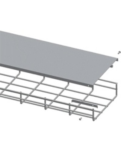 Крышка для лотка шириной 150мм, 1м. LANMASTER LAN-MT-AB150-EZ в Белгороде Аксессуары для лотков Pintop.ru