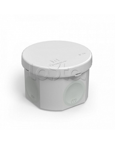 Коробка распределительная 60-0110 для прямого монтажа двухкомпонентная безгалогенная (HF) 70х50 (168шт/кор) Промрукав в Белгороде Распределительные коробки Pintop.ru