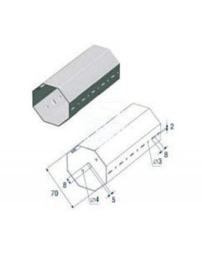 Выходной фланец G12000 Came 119RIG112 в Белгороде Запчасти для шлагбаумов и автоматики Pintop.ru