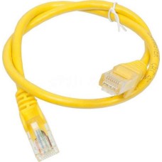 Патч-корд RJ45 - RJ45, 4 пары, UTP, категория 6, 3 м, желтый, LSZH LANMASTER LAN-PC45/U6-3.0-YL