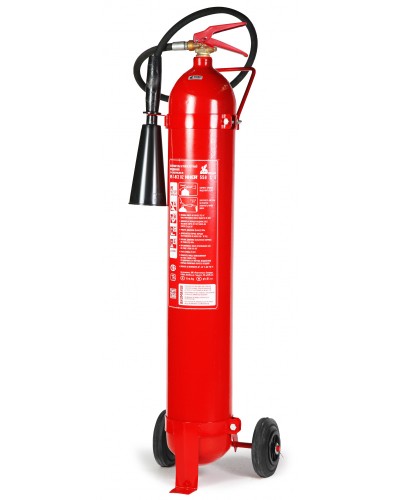 Огнетушитель углекислотный ПОЖТЕХНИКА ОУ-7 ИНЕЙ РФ на шасси (70В, С, Е, до 10 000V) баллон по ГОСТ 949 в Белгороде Огнетушители Pintop.ru