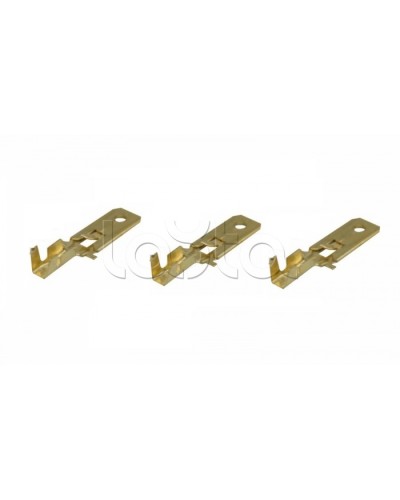 Клемма плоская 1-1.5 мм² (КП штекер - 6.3мм) (100шт/уп) REXANT 08-0911 в Белгороде Клеммные колодки Pintop.ru