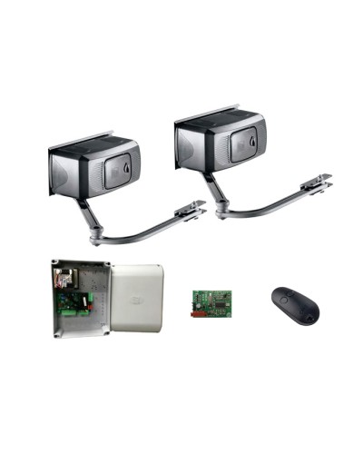 Комплект автоматики для двухстворчатых распашных ворот Came F1000 KIT на основе привода F1000 (блок управления ZF1N, радиоуправление) в Белгороде Автоматизация ворот Pintop.ru