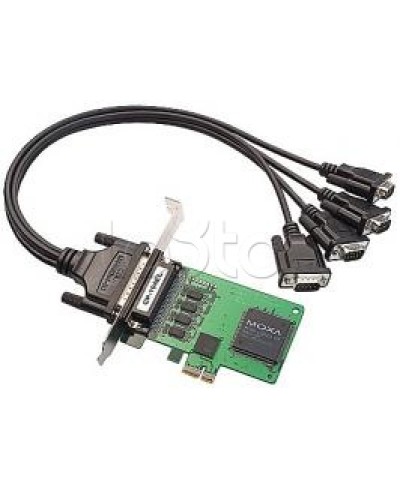 Плата 4-портовая RS-232 для шины PCI Express Moxa CP-104EL-A-DB9M в Белгороде Сетевые карты Pintop.ru