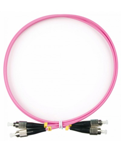 Шнур оптический duplex FC-FC 50/125 mm OM4 1,5м LSZH в Белгороде Патч-корды оптические Pintop.ru
