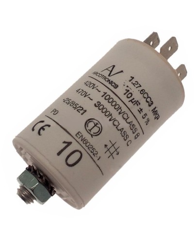 Конденсатор 10 мкФ со сдвоенными выводами и болтом Came 119RIR294 в Белгороде Запчасти для шлагбаумов и автоматики Pintop.ru