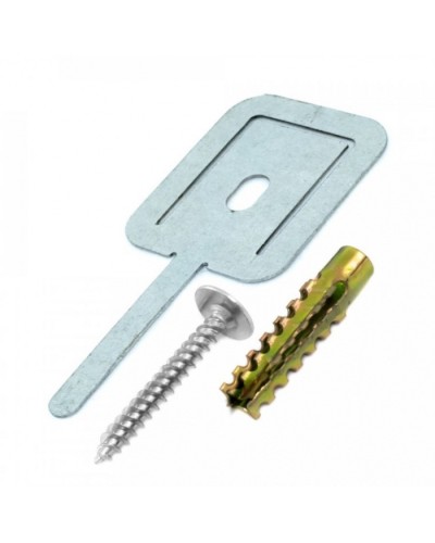 Комплекты для крепления ОКЛ с использованием самореза, дюбеля и хомута FR ПР-40 (100 шт) Промрукав PR08.5201 в Белгороде Огнестойкие кабельные линии Pintop.ru