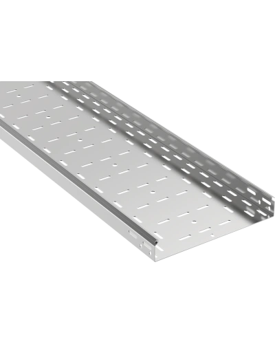 ESCA 3 Лоток перф. без боковой перф. 35х100х3000-0,45 IEK (ES3-15-035-100-3-045) в Белгороде Кабельные лотки Pintop.ru