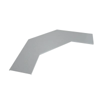 Крышка лестничного горизонтального угла 90 гр. 700 мм HD85 КМ-профиль (KLGL90-700 HD85)